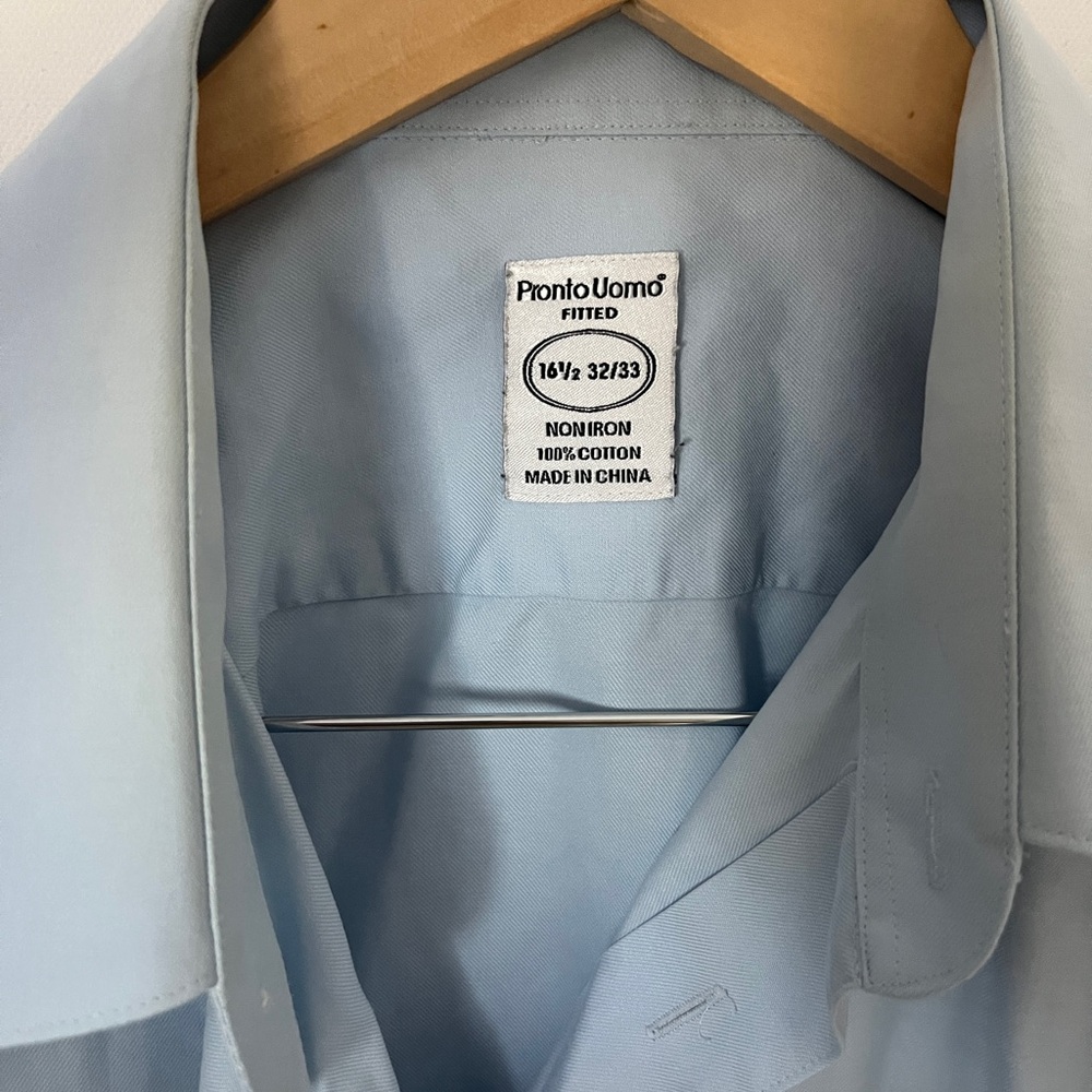 Pronto Uomo Sky Blue Dress Shirt
